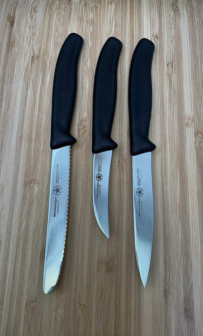 3er Set Gemüsemesser von Sternsteiger