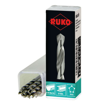 Metalbohrer RUKO DIN 338 Ø 12,3 mm Spirale 5 Stück-2