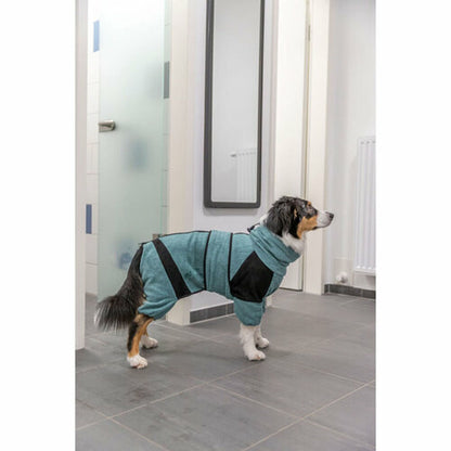Hundebademantel Trixie Blau M L M/L-7