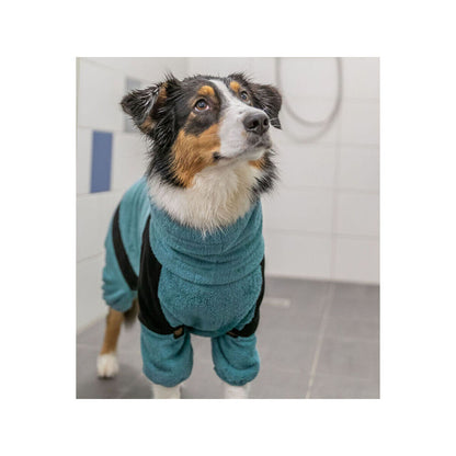 Hundebademantel Trixie Blau M L M/L-4