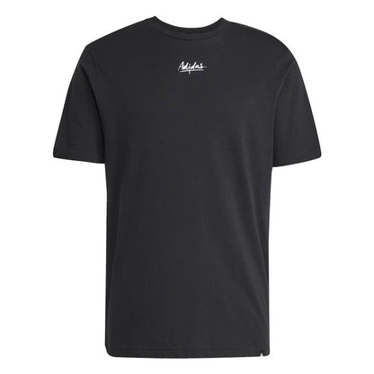 Herren-T-Shirt mit kurzen Ärmeln von Adidas Lemon Black-0