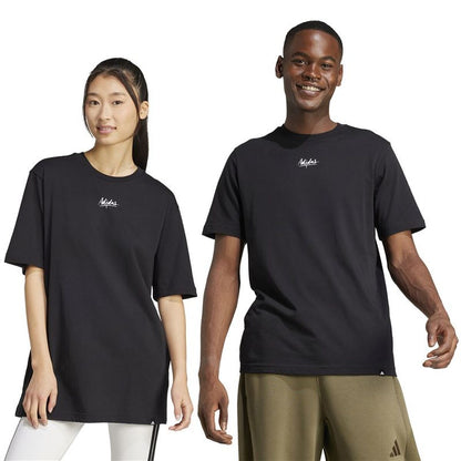 Herren-T-Shirt mit kurzen Ärmeln von Adidas Lemon Black-4