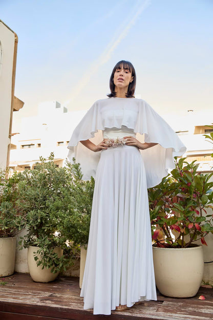 FALDA NOVIA BOLSILLOS