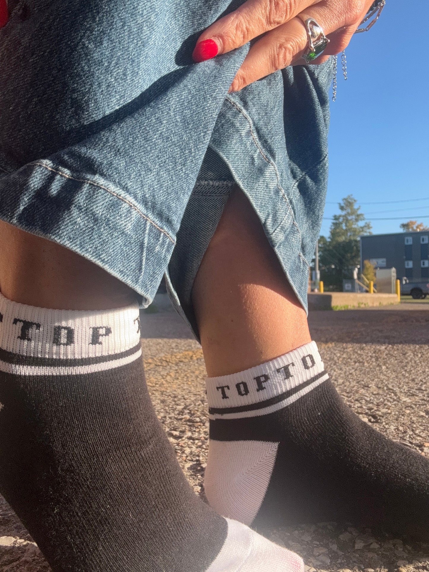 2 PACK - CHAUSSETTES COURTES EN COTON 🖤🤍