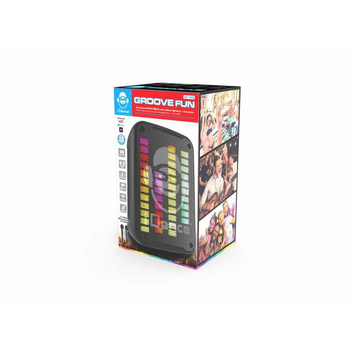 Sprecher mit Karaoke-Mikrofon-4