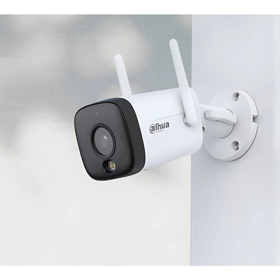 Dahua IP Wi-Fi Kabelkamera - IPC-HFW1339DTK1-SAW-IL (3MP, 2,8mm, Außen, 2,4GHz; H265, IR+LED 30m, IP67, SD; Mikrofon) (IPC-HFW1339DTK1-SAW-IL-0280B)-0