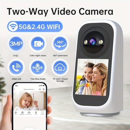 Indoor 3MP PTZ WiFi Surveillance Camera