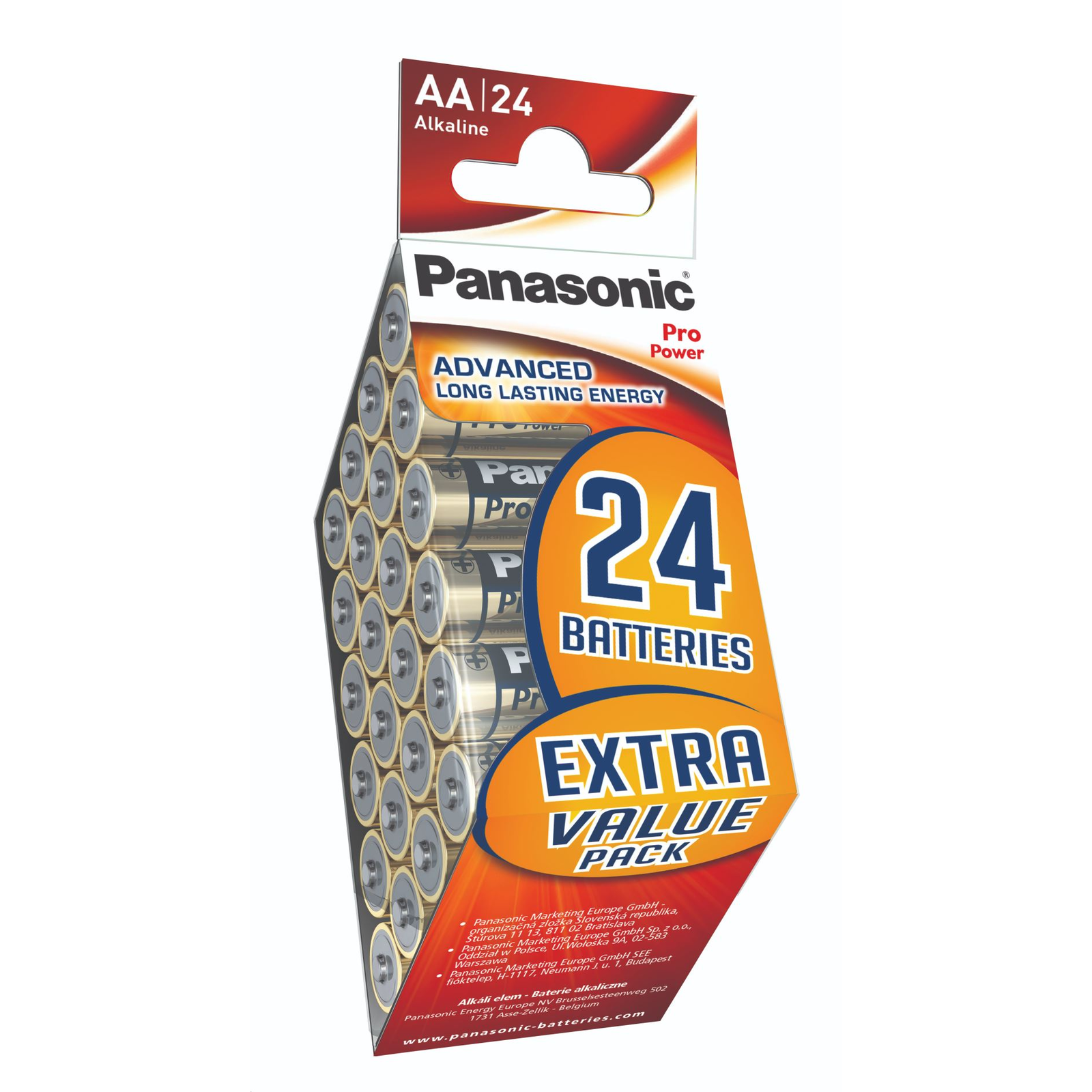 Panasonic 1.5V Alkali AA Stiftmine Pro power (24db / Packung) (LR6PPG/24PD) (LR6PPG/24PD)-0