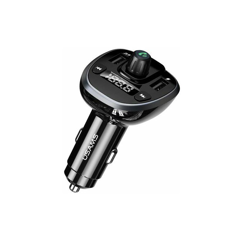 USAMS handsfree mit C21 s FM-Vysílačem, Bluetooth 5.0, MP3, 2xUSB (CC115GC01)