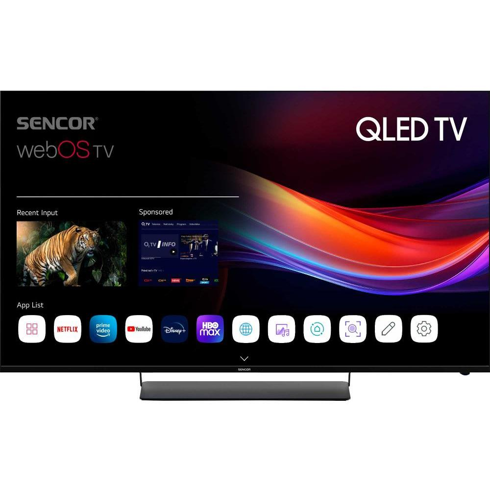 Sencor SLE 65Q870TCSB 65-Zoll Smart QLED-Fernseher, 4K UHD, 164 cm, WebOS, Direct LED, Schwarz (35059727)-0