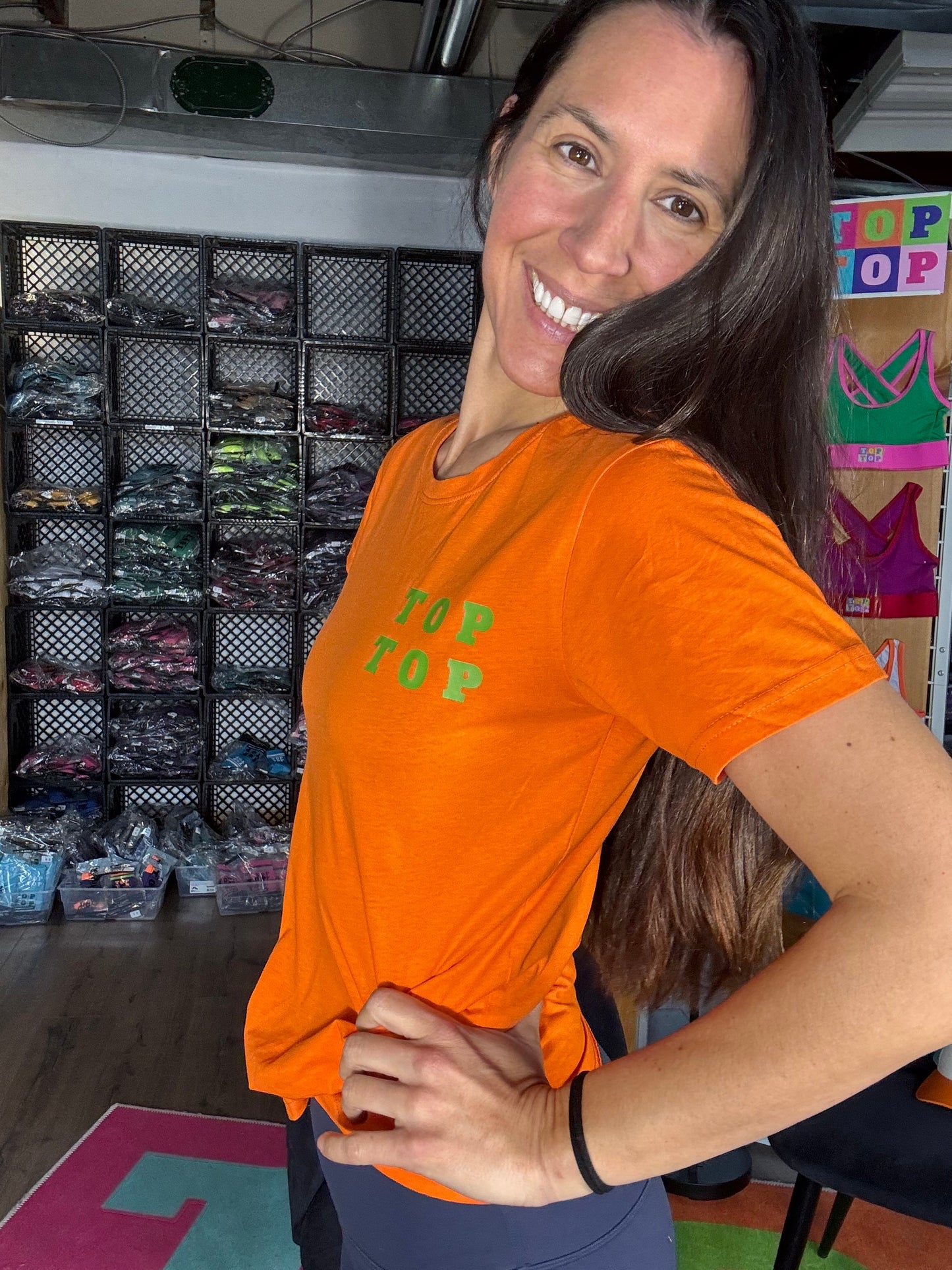 T-Shirt ajusté - Summer POP Orange🍊& Lime 🍋‍🟩