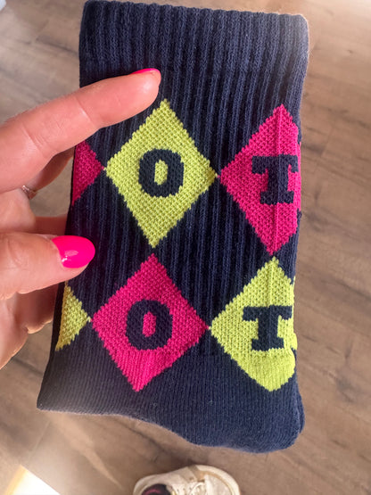 Chaussettes - Dame de carreaux 🔷