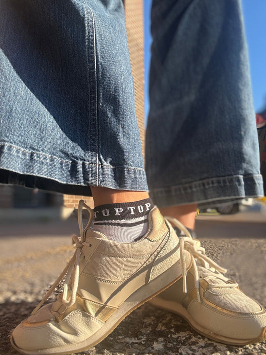 2 PACK - CHAUSSETTES COURTES EN COTON 🖤🤍