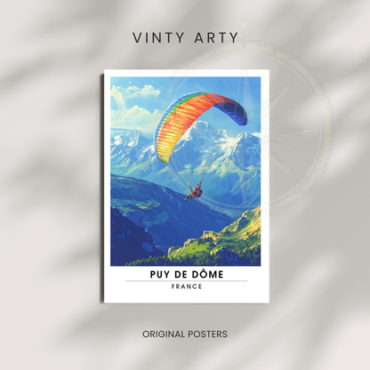 Affiche Puy de Dôme| Impression France  |  Affiche France