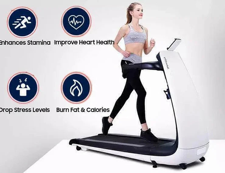 Fuji BeHealthy Cushioned, Foldable Treadmill for Home