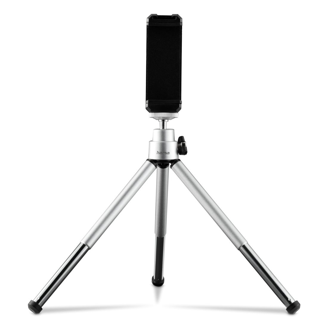 Hama Fancy 2in1 Smartphone-Tripod/Digitale Kamera-Stativ 3 Beine (Füße) Silber (4666)-0