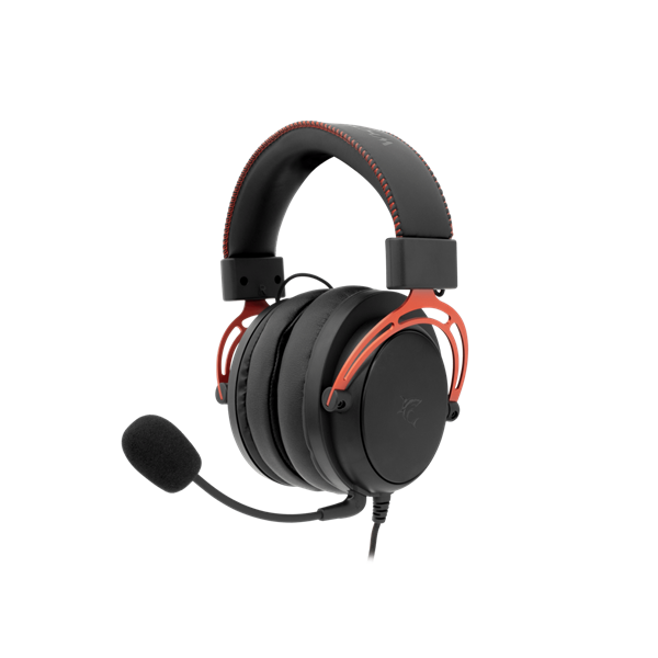 Weißer Hai GORILLA-B/R, GH-2341-B/R Gaming-Kopfhörer, schwarz/rot, (3.5 Jack) (WS GH-2341B/R)-0