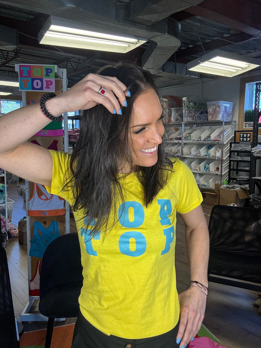 T-Shirt ajusté - Summer Citron 🍋 & Myrtille 🩵