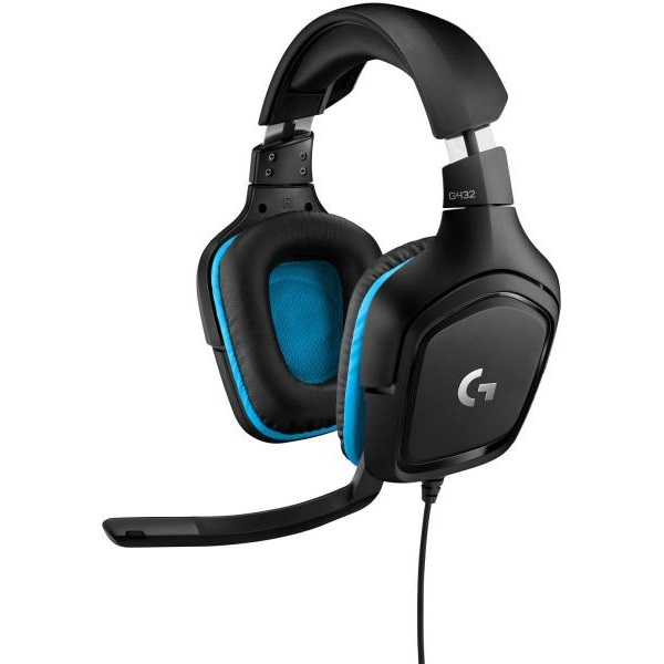Logitech G432 Gaming-Headset, Surround 7.1, Multiplatform, Schwarz (981-000770)-0