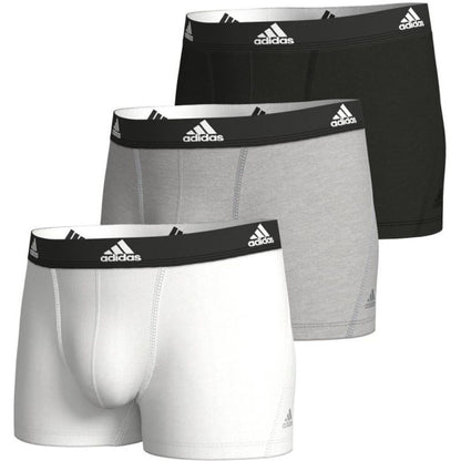 Adidas Active Flex Weiße Boxershorts für Männer, 3 Stück - 0