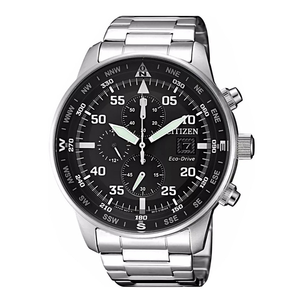 Bürger Aviator Chrono Eco-Drive CA0690-88E Herrenuhr Chronograph