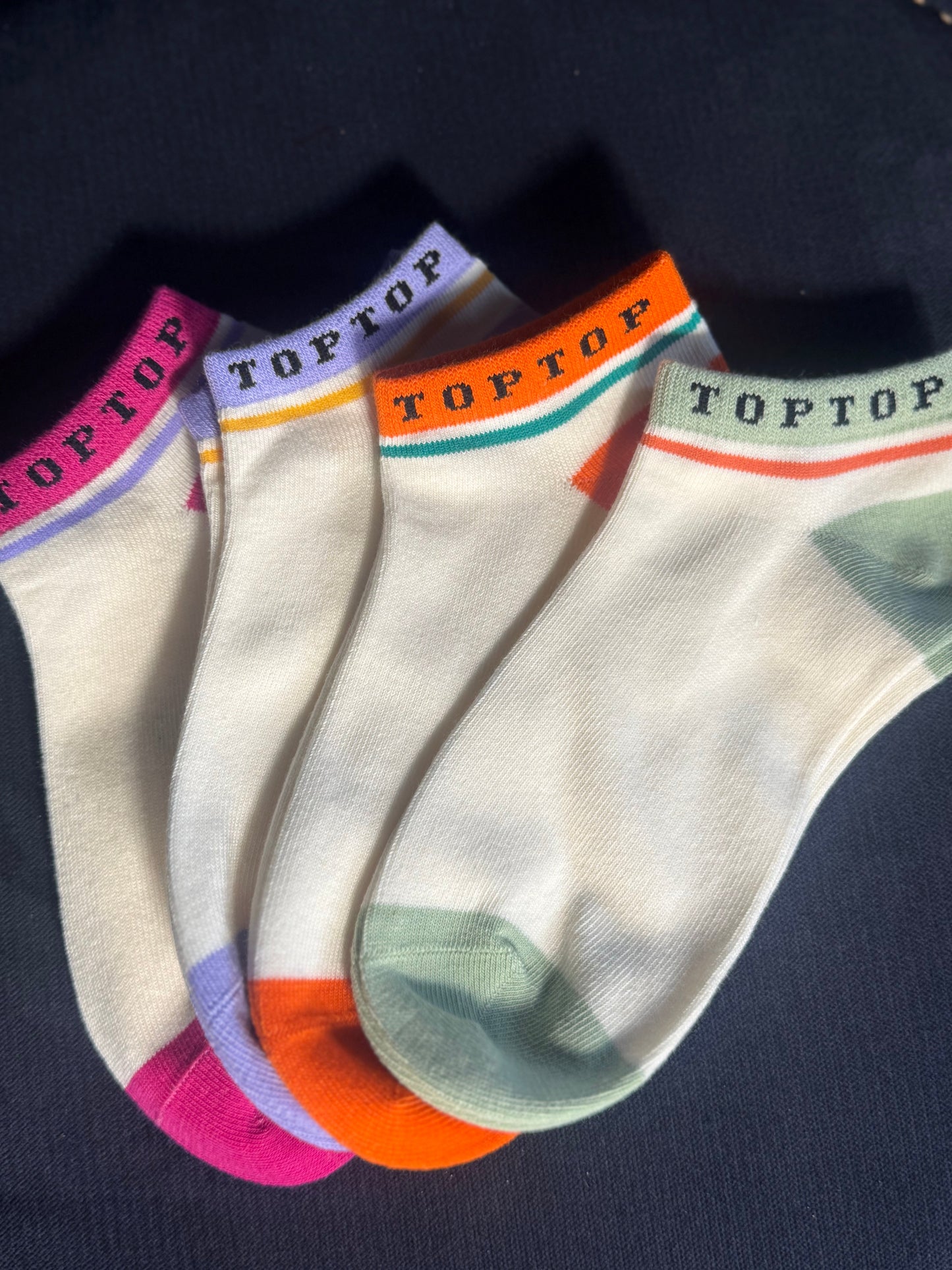 4 PACK - CHAUSSETTES COURTES EN COTON