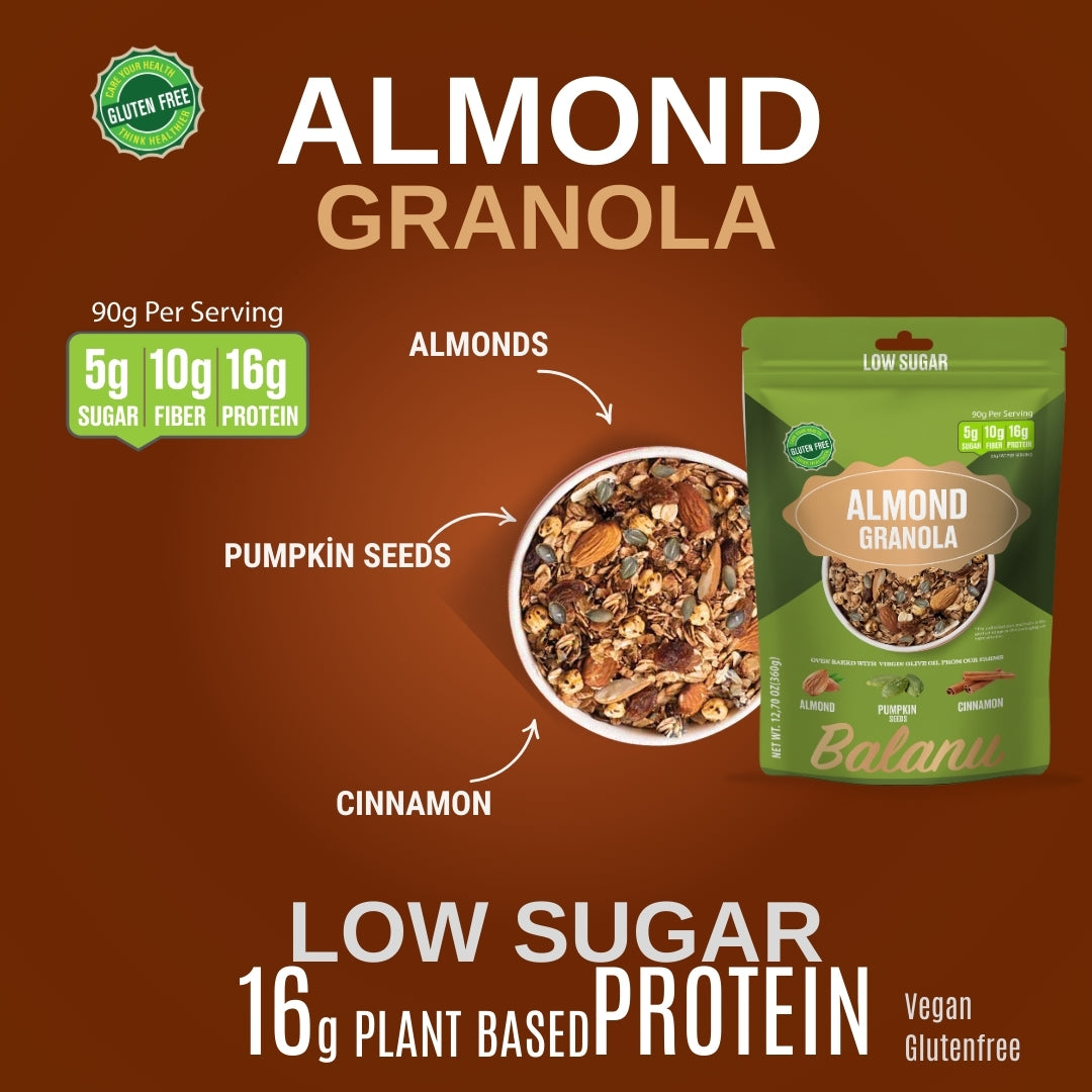 Keto Almond Granola 360 gr