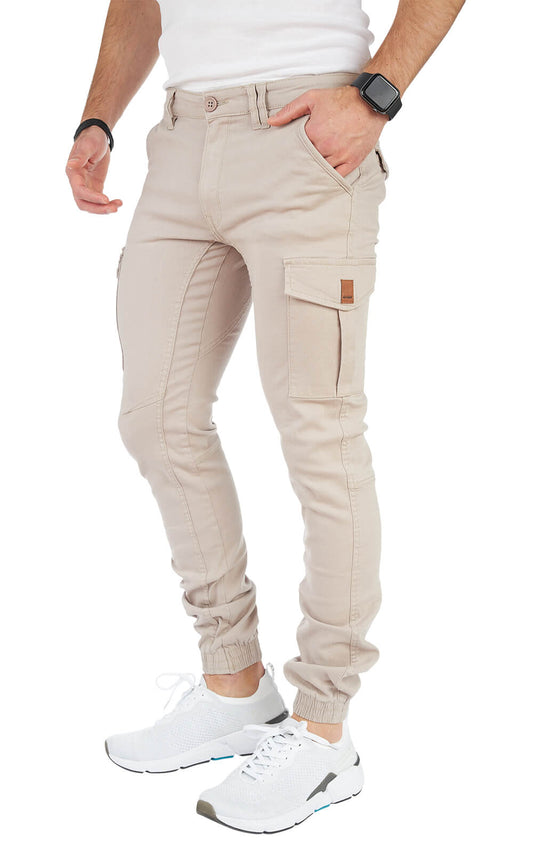 STYLEKO Cargohose Gürtelschlaufen