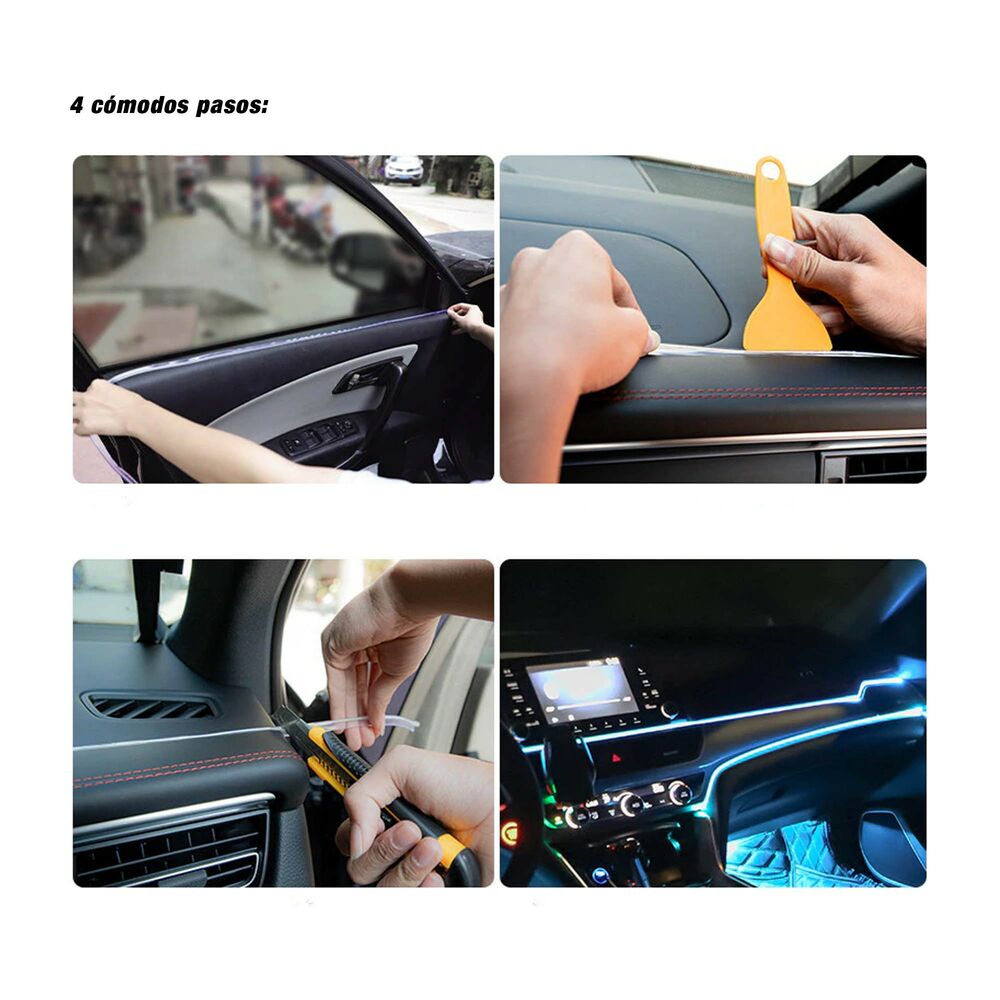 Neonlichtband OCC Motorsport 3 m Glasfaser-6