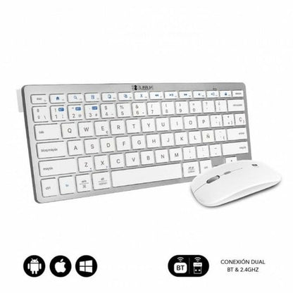 Tastatur und Maus Subblim SUBKBC-OCO010 Silber (2 Stücke) - 37
