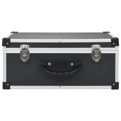 NNEVL CD Case für 60 CDs Aluminium ABS Schwarz-2