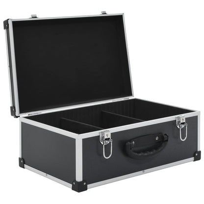 NNEVL CD Case für 60 CDs Aluminium ABS Schwarz-4