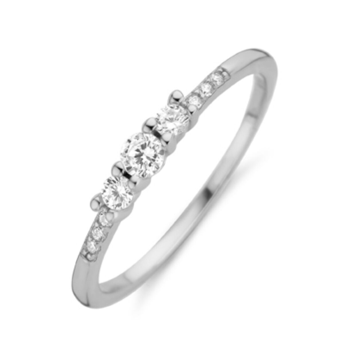 Damenring Neues Bling 9NB-0388-50 10 Silber-0