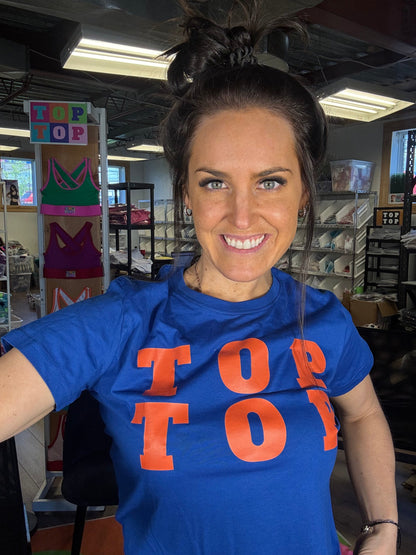 T-Shirt ajusté - Summer Bleuet 🫐 & Pêche 🍑