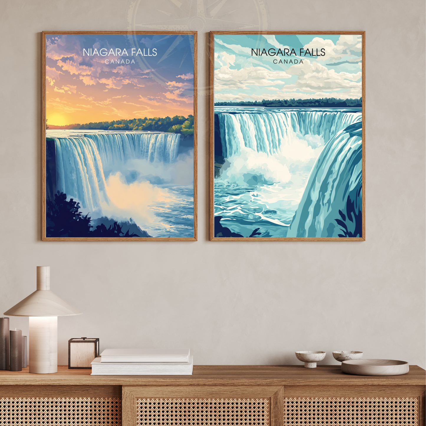 Affiche Chutes du Niagara | Poster Murale Canada | Affiche Canada