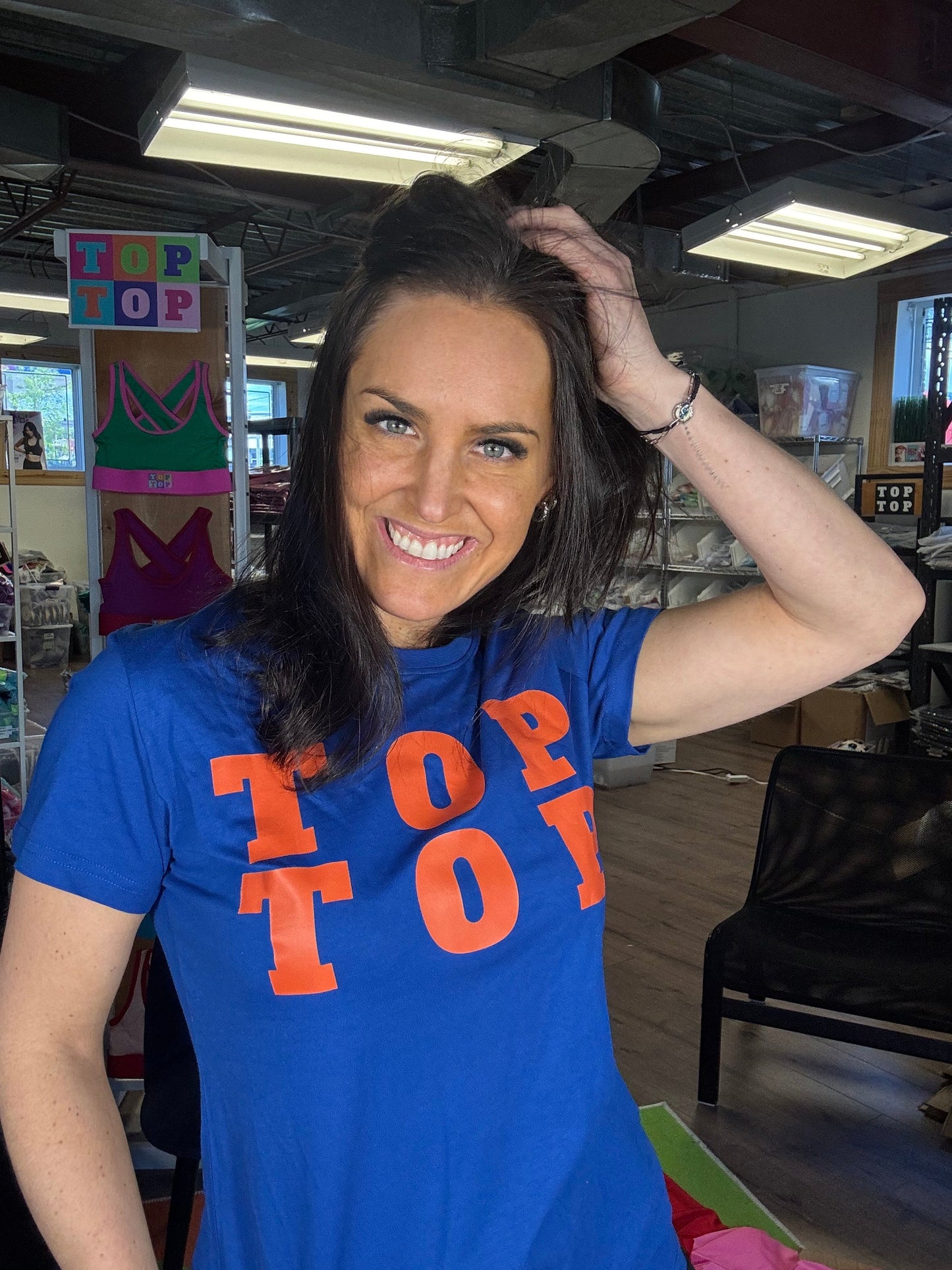 T-Shirt ajusté - Summer Bleuet 🫐 & Pêche 🍑