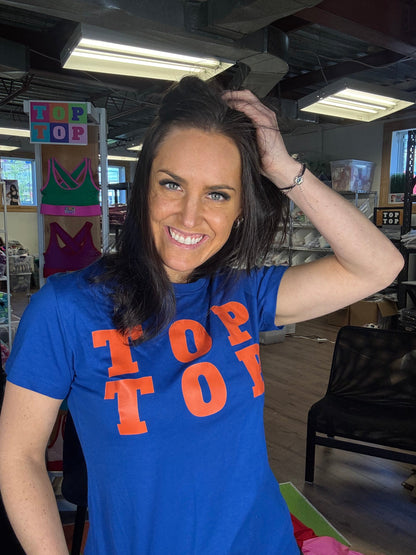 T-Shirt ajusté - Summer Bleuet 🫐 & Pêche 🍑