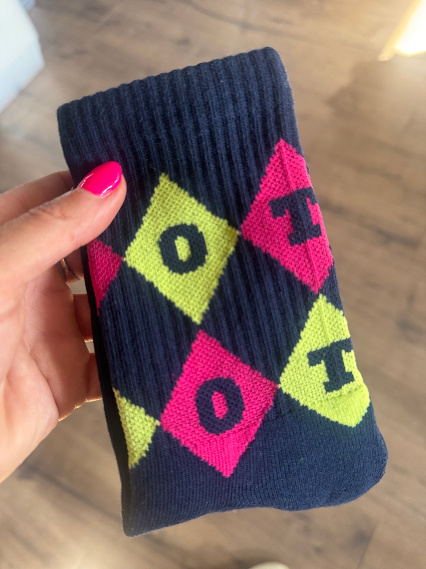 Chaussettes - Dame de carreaux 🔷