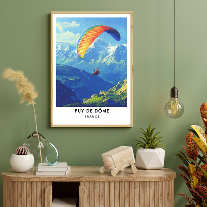 Affiche Puy de Dôme| Impression France  |  Affiche France