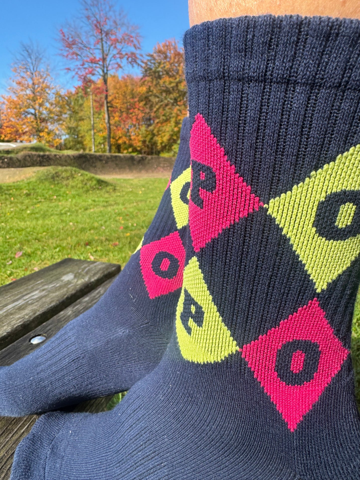 Chaussettes - Dame de carreaux 🔷