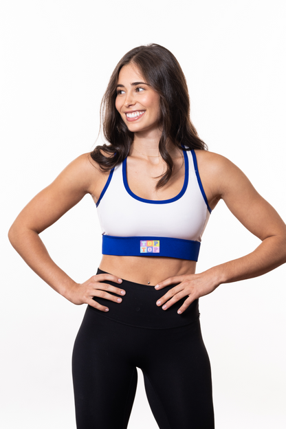 Soutien-gorge sport - Blanc royal - (VENTE FINALE)
