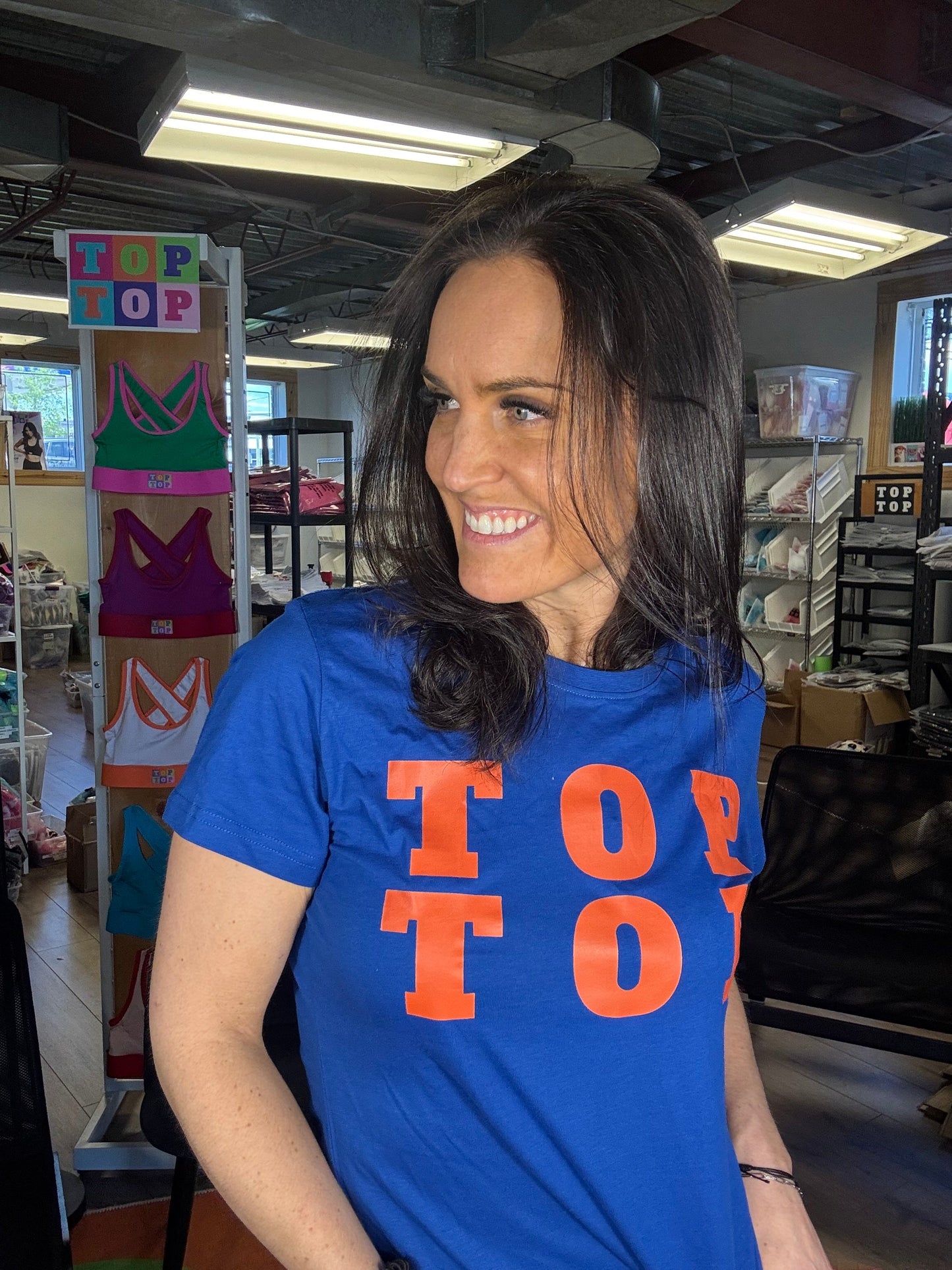 T-Shirt ajusté - Summer Bleuet 🫐 & Pêche 🍑