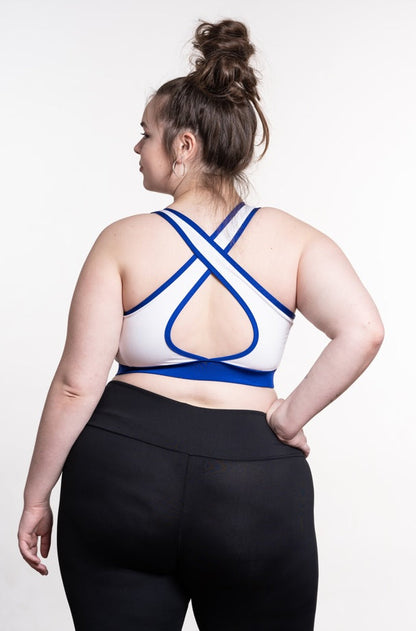 Soutien-gorge sport - Blanc royal - (VENTE FINALE)