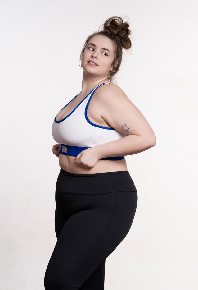 Soutien-gorge sport - Blanc royal - (VENTE FINALE)