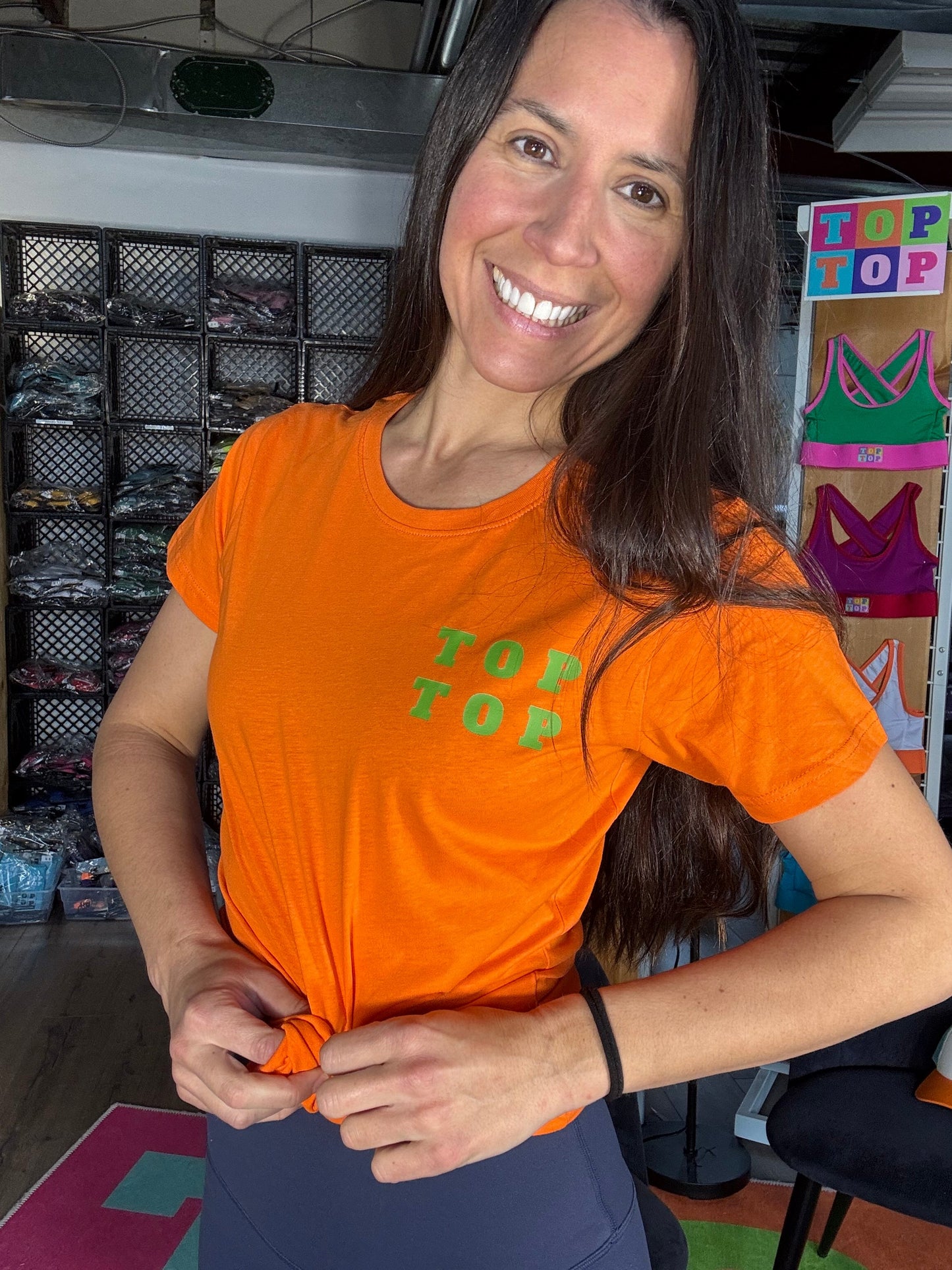 T-Shirt ajusté - Summer POP Orange🍊& Lime 🍋‍🟩