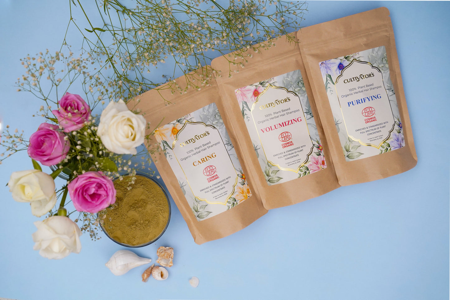 Organic Herbal Powder Shampoo