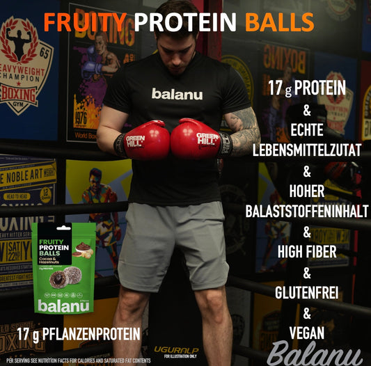 Balanu Fruity Protein Balls Cocoa & Hazelnuts 110 g x6
