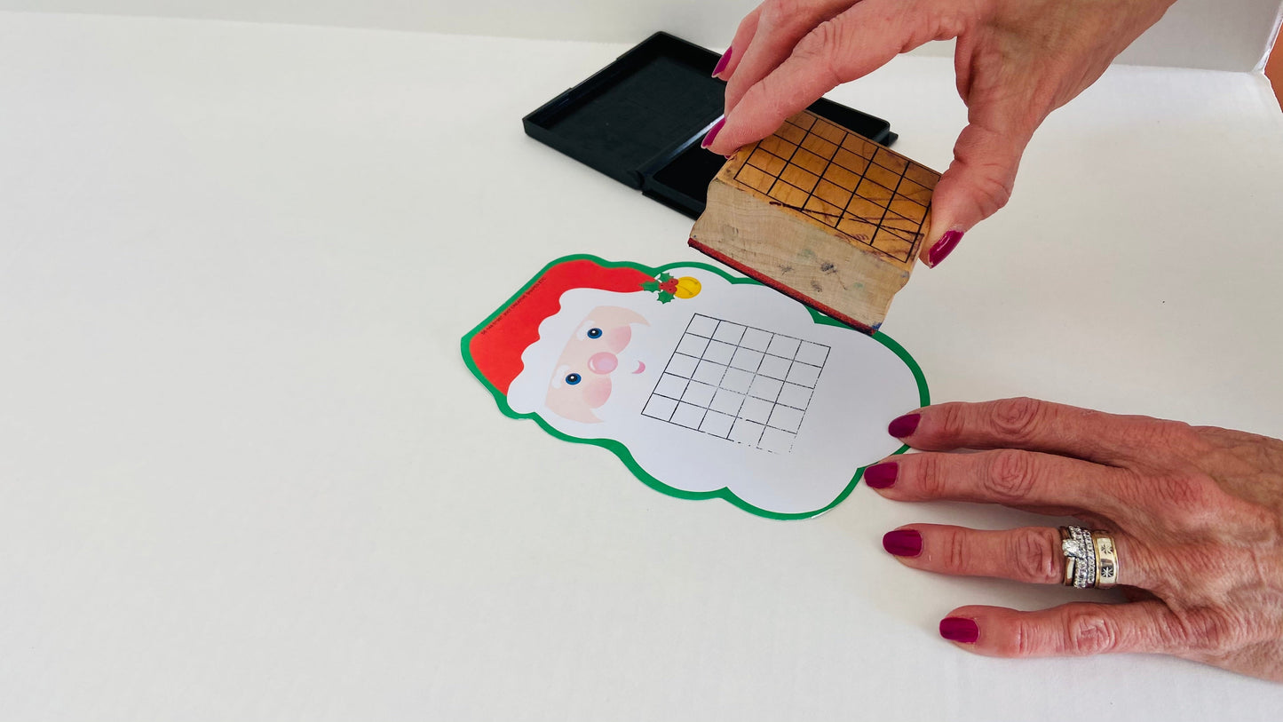 SHAPES ETC.  Jumbo Stamp - 5 Day Grid