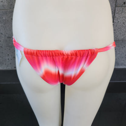 Loco Boutique Woman's Tie Die Bohemian Sliding Triangle Bikini