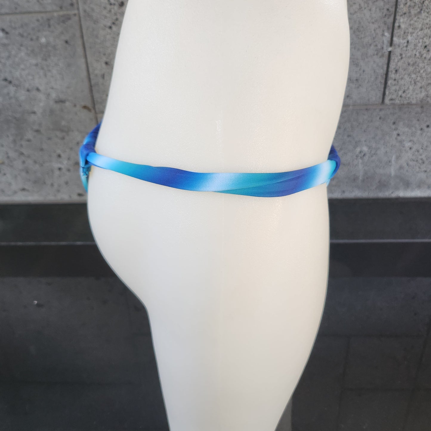 Loco Boutique Woman's Tie Die Bohemian Sliding Triangle Bikini